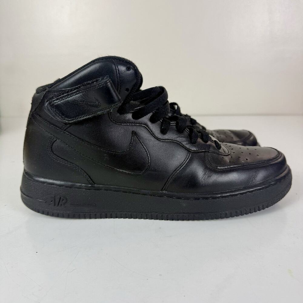 Blackout Air Force One AF-1 High Triple Black Bruce Kilgore Size 11 No Strap